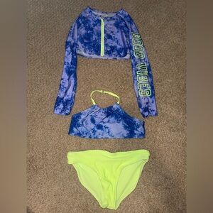 Kids Swim Set - Blue and Yellow